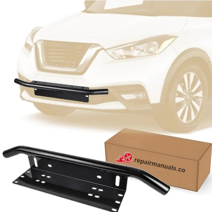 63mm Steel Spot Light Bracket Clamp B For BullBar Nudge Truck light Bar - BLACK