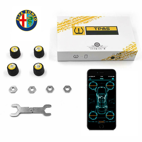 Alfa Romeo Bluetooth Tire Pressure Monitoring System (TPMS)