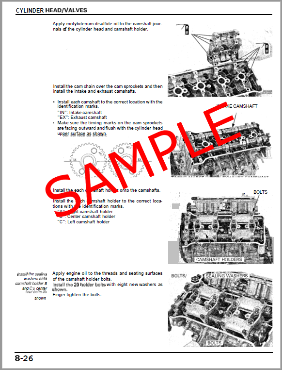 Honda Motorcycle Repair & Service Manual Choose Your Motorcycle (Ins