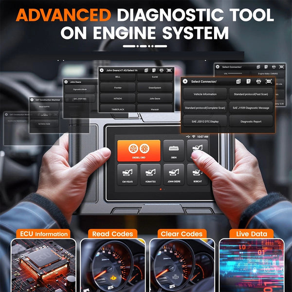 DPF Regen & Diagnostic Scanner for John Deere Tractor