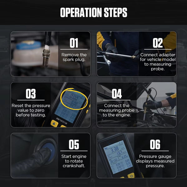 Digital Cylinder Pressure Gauge for Mercedes
