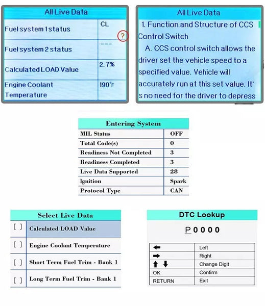 Peterbilt 220 Compatible Diagnostic Scan Tool Fault Code Reader