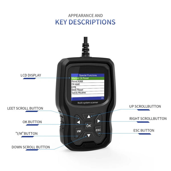 DPF Regen & Diagnostic Scanner for Ford Pickup