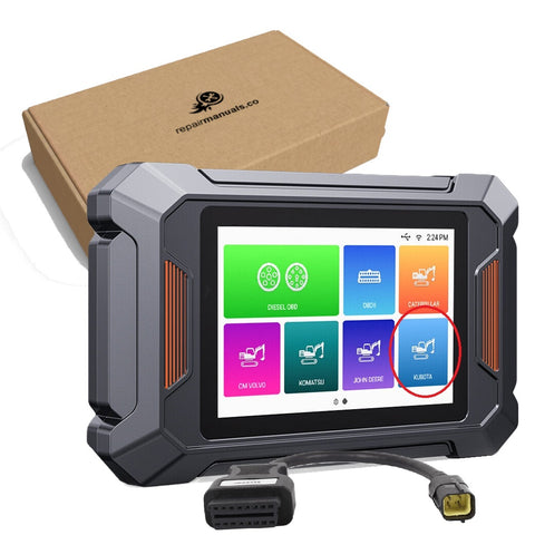 DPF Regen & Diagnostic Scanner for Kubota Backhoe