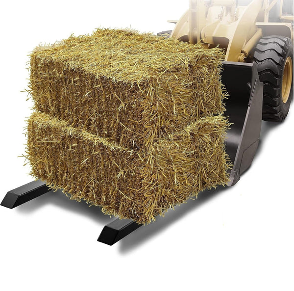 Clamp-On Pallet Bucket Forks for Your New Holland Tractor