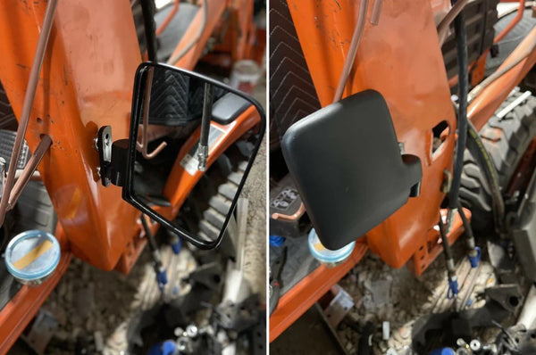 Side View Mirrors for Ford Tractor - Easy Installation