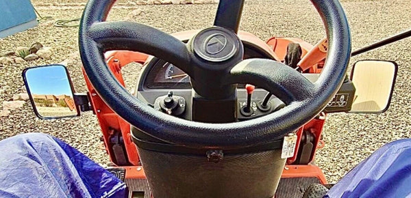 Side View Mirrors for Ford Tractor - Easy Installation