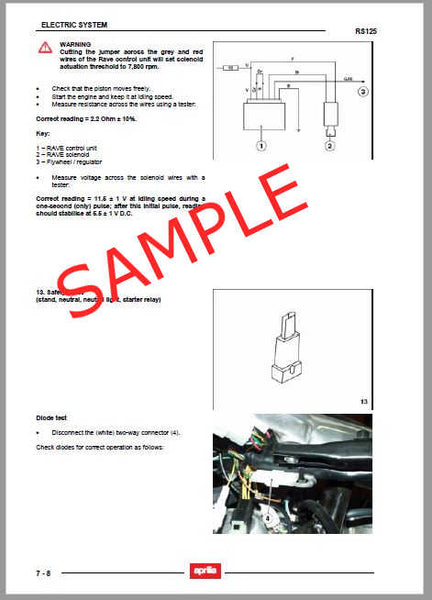 Aprilia Repair & Service Manual – Choose Your Motorcycle (Instant Access)