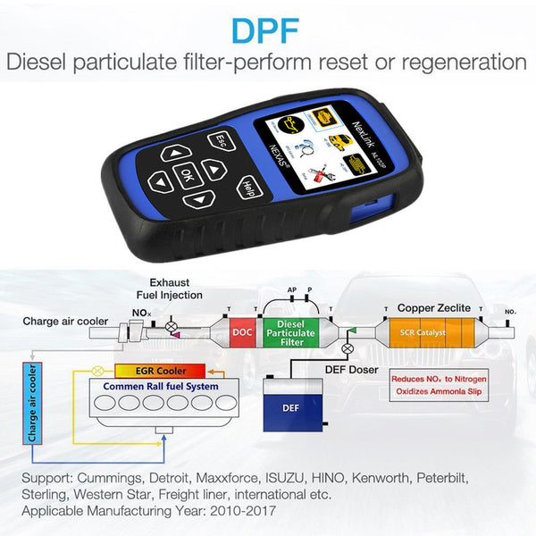 Kenworth Truck Diagnostic Scanner & DPF Regeneration Tool