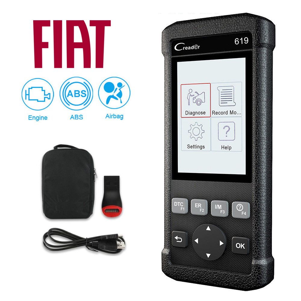 Fiat SRS/Airbag, ABS & Engine Diagnostic Scanner Code Reader