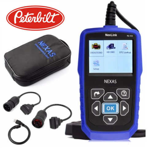 Peterbilt Truck Diagnostic Scanner Fault Code Reader