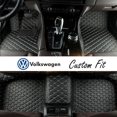 Volkswagen Leather Custom Fit Car Mat Set