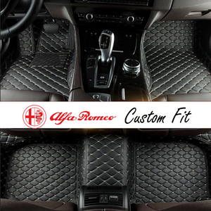 Alfa Romeo Leather Custom Fit Car Mat Set