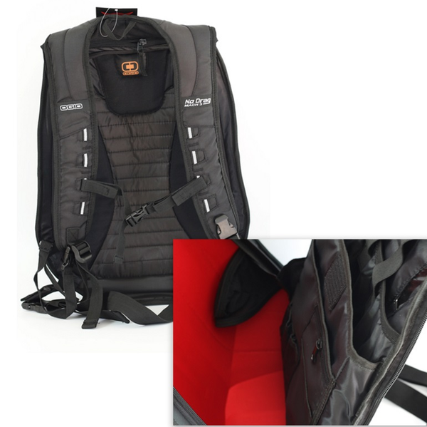 Carbon Fiber Hard Shell Motorcycle Backpack