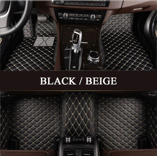 Jeep Leather Custom Fit Car Mat Set