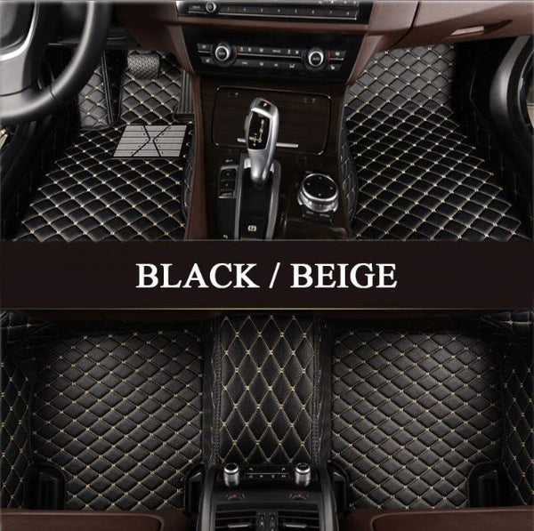 Peugeot Leather Custom Fit Car Mat Set