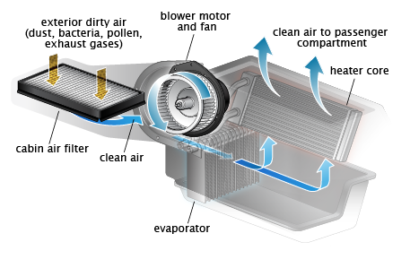 Mini Carbon Cabin Air Filter