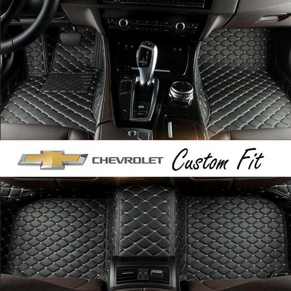 Chevrolet Leather Custom Fit Car Mat Set