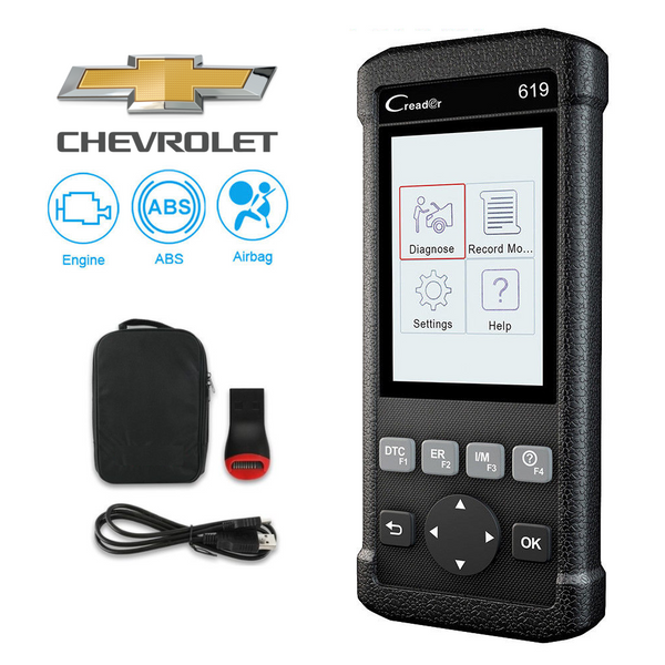 Chevrolet SRS/Airbag, ABS & Engine Diagnostic Scanner Code Reader