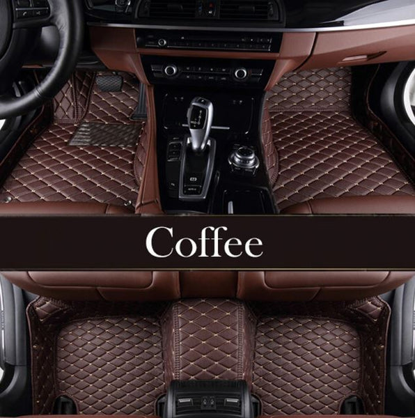 Porsche Leather Custom Fit Car Mat Set