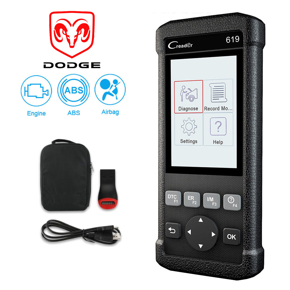 Dodge SRS/Airbag, ABS & Engine Diagnostic Scanner Code Reader