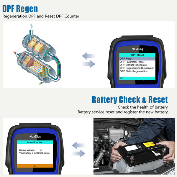 Ford F250 DPF Regen Diagnostic Scanner Tool