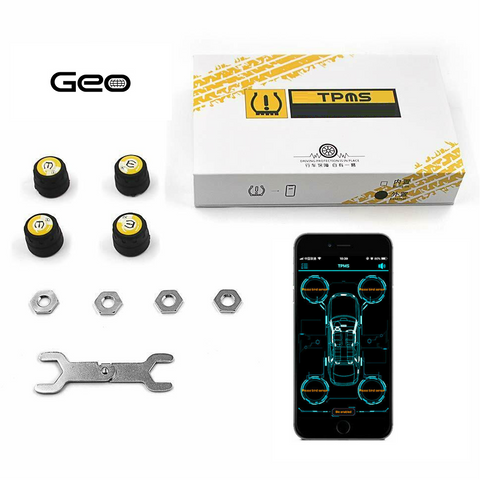 Geo Bluetooth Tire Pressure Monitoring System (TPMS)