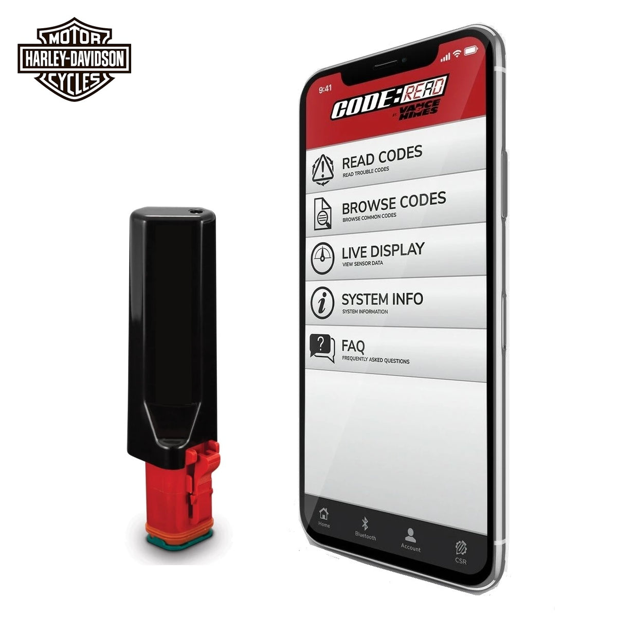Harley Code Scanner Harley Motorcycle Diagnostic Scanner Fault Code Reader – RepairManuals.co