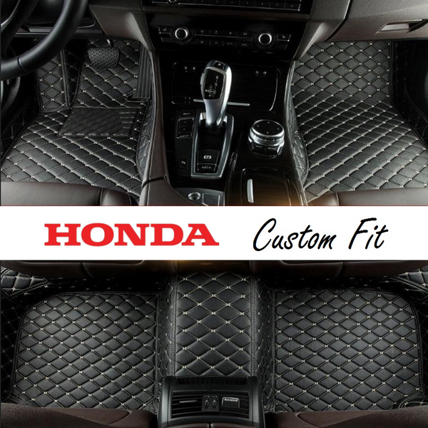 Honda Leather Custom Fit Car Mat Set