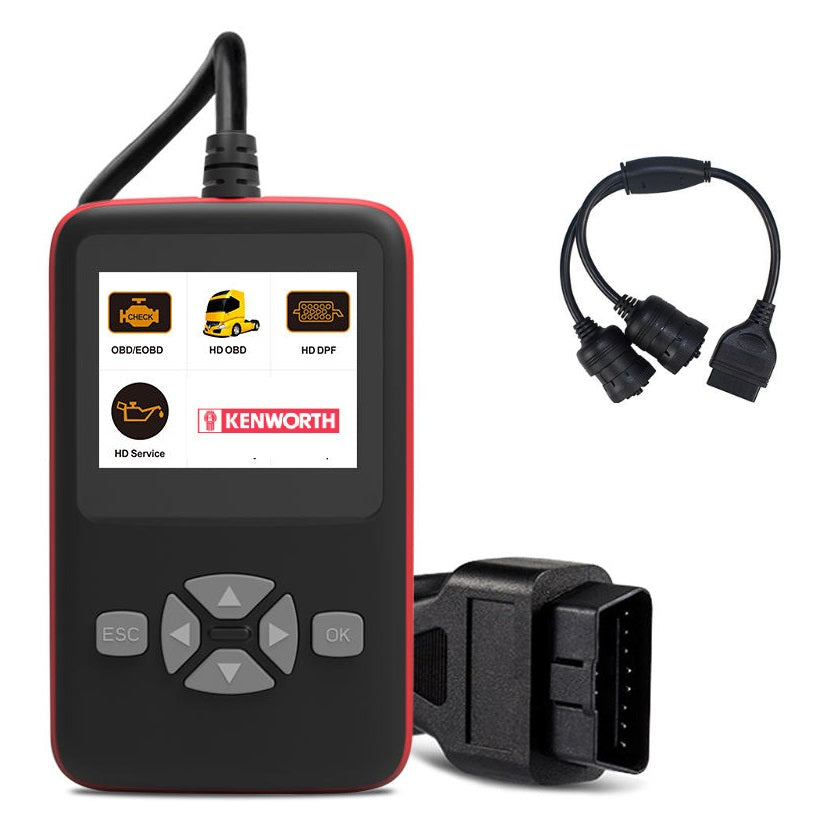 Kenworth Truck Diagnostic Scanner, DPF Regen, Oil Reset Tool