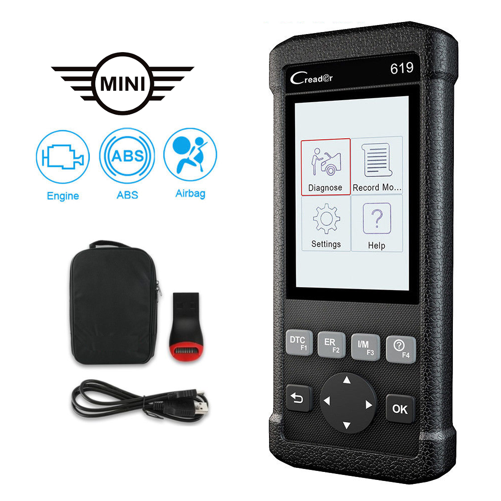 Mini SRS/Airbag, ABS & Engine Diagnostic Scanner Code Reader