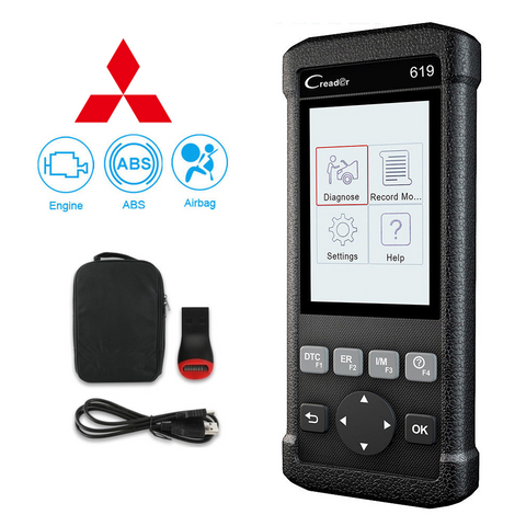 Mitsubishi SRS/Airbag, ABS & Engine Diagnostic Scanner Code Reader
