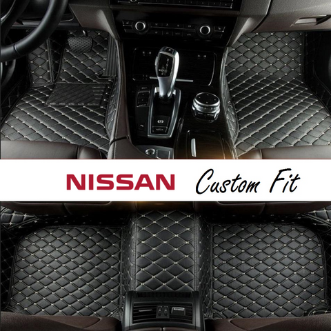Nissan Leather Custom Fit Car Mat Set