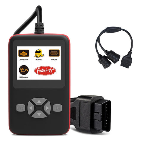 Peterbilt Truck Diagnostic Scanner, DPF Regen, Oil Reset Tool