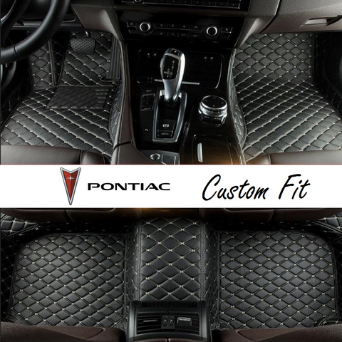 Pontiac Leather Custom Fit Car Mat Set