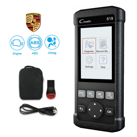 Porsche SRS/Airbag, ABS & Engine Diagnostic Scanner Code Reader