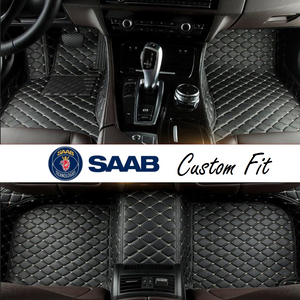 Saab Leather Custom Fit Car Mat Set