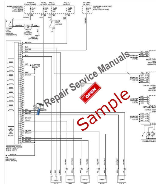2005 Toyota Corolla LE Repair Manual (Instant Access)