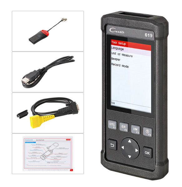 Mini SRS/Airbag, ABS & Engine Diagnostic Scanner Code Reader