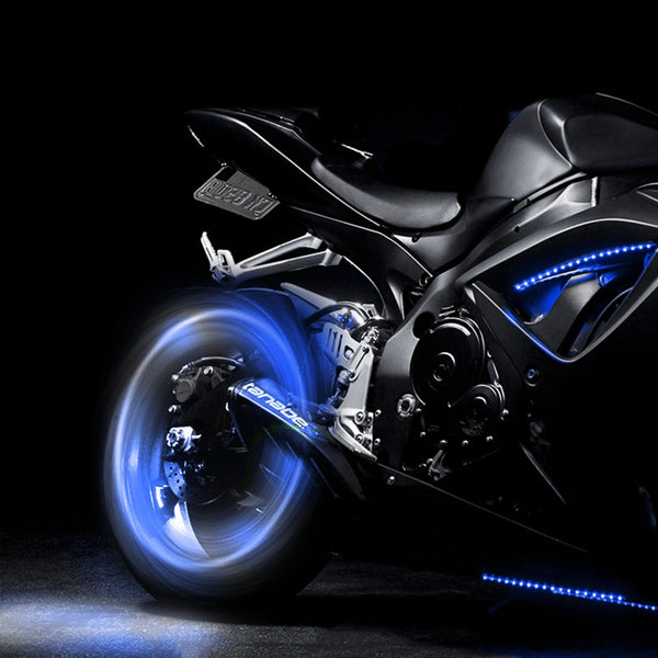 Stylish LED Valve Cap Tyre Lights for Cars, Trucks & Motorcycles (4pcs)