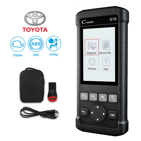 Toyota SRS/Airbag, ABS & Engine Diagnostic Scanner Code Reader