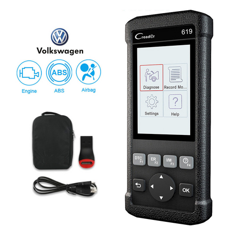 Volkswagen SRS/Airbag, ABS & Engine Diagnostic Scanner Code Reader