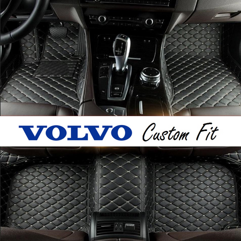 Volvo Leather Custom Fit Car Mat Set