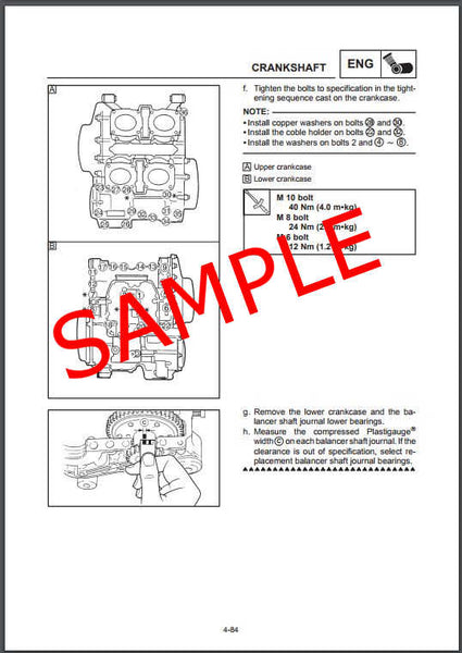 Yamaha Motorcycle Repair & Service Manual – Choose Your Motorcycle (Instant Access)