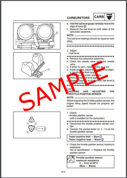 Yamaha Motorcycle Repair & Service Manual – Choose Your Motorcycle (Instant Access)