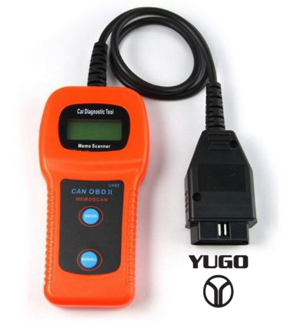Yugo U480 OBD2 Car Diagnostic Scanner Fault Code Reader